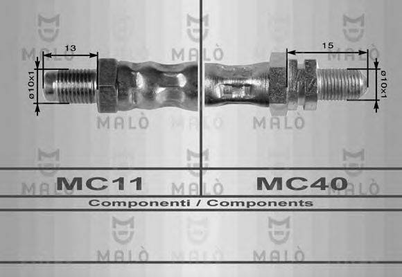 MALO 8600 Гальмівний шланг