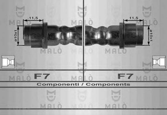 MALO 8928 Гальмівний шланг