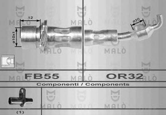 MALO 8960 Гальмівний шланг