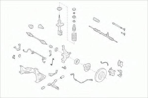 SACHS RENAUTWINGFS001 Рульове управління; Підвіска колеса