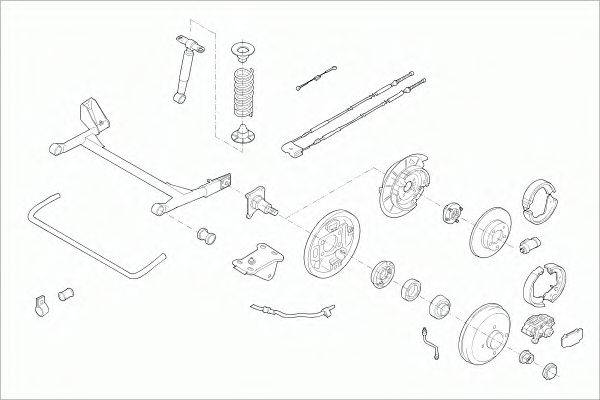 SACHS FORDESCORRS008 Рульове управління; Підвіска колеса