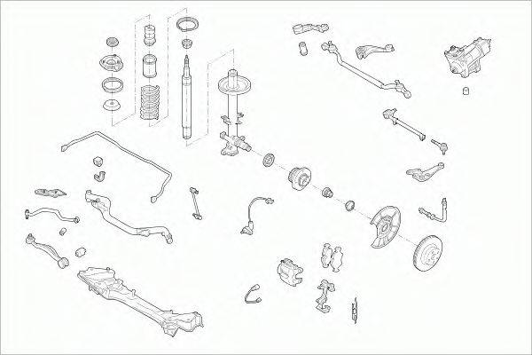 SACHS BMW5FS002 Рульове управління; Підвіска колеса