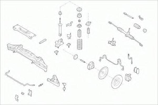 SACHS SMARTCITYFS004 Рульове управління; Підвіска колеса