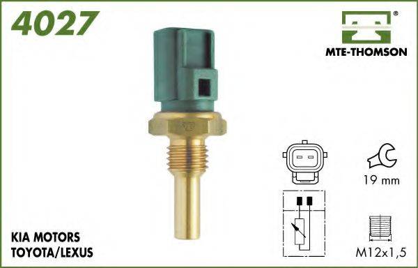 MTE-THOMSON 4027 Датчик, температура олії; Датчик, температура охолоджувальної рідини