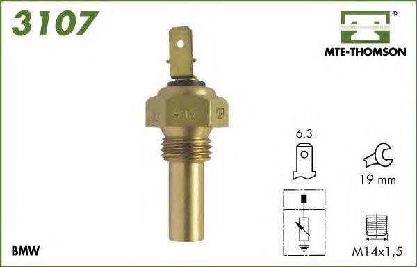 MTE-THOMSON 3107 Датчик, температура охолоджувальної рідини