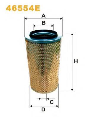 WIX FILTERS 46554E Повітряний фільтр