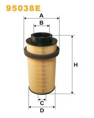 WIX FILTERS 95038E Паливний фільтр