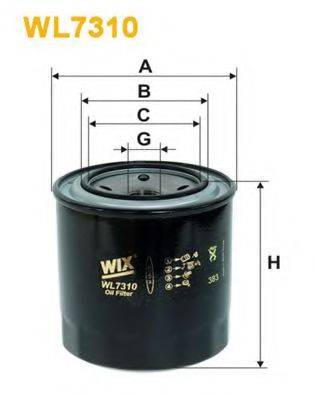 WIX FILTERS WL7310 Масляний фільтр