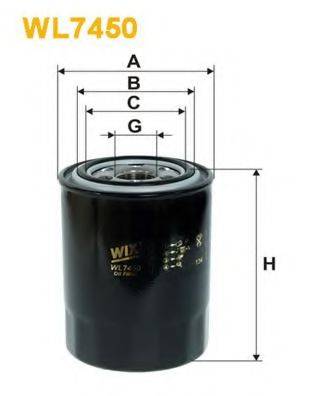 WIX FILTERS WL7450 Масляний фільтр