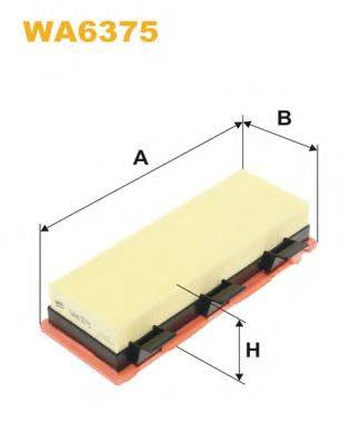 WIX FILTERS WA6375 Повітряний фільтр