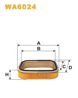 WIX FILTERS WA6024 Повітряний фільтр