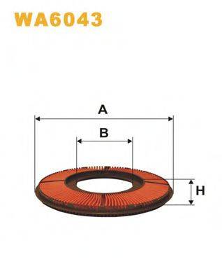 WIX FILTERS WA6043 Повітряний фільтр