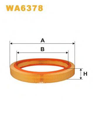 WIX FILTERS WA6378 Повітряний фільтр