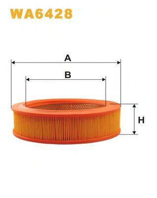 WIX FILTERS WA6428 Повітряний фільтр