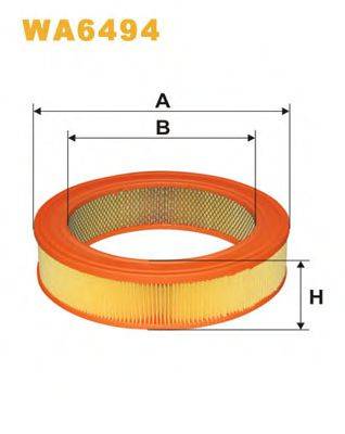 WIX FILTERS WA6494 Повітряний фільтр