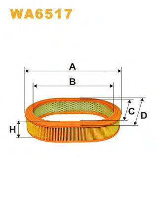 WIX FILTERS WA6517 Повітряний фільтр