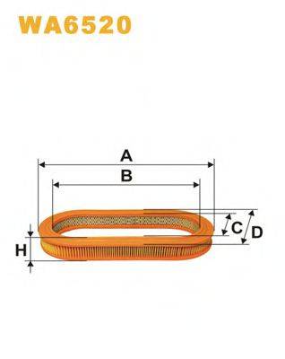 WIX FILTERS WA6520 Повітряний фільтр