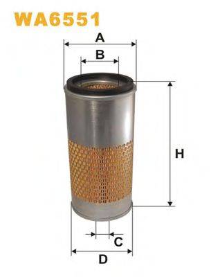 WIX FILTERS WA6551 Повітряний фільтр