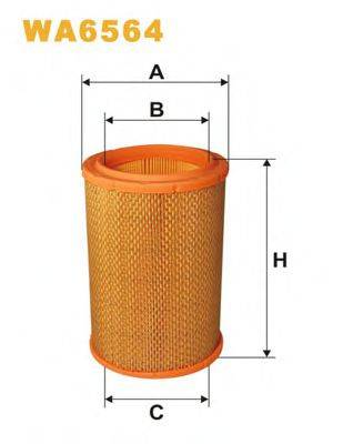 WIX FILTERS WA6564 Повітряний фільтр