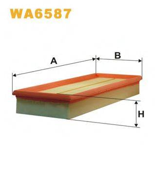 WIX FILTERS WA6587 Повітряний фільтр