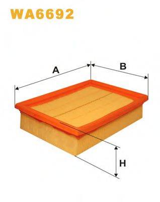 WIX FILTERS WA6692 Повітряний фільтр