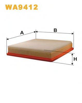 WIX FILTERS WA9412 Повітряний фільтр