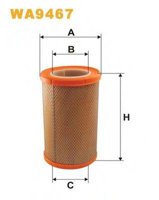 WIX FILTERS WA9467 Повітряний фільтр