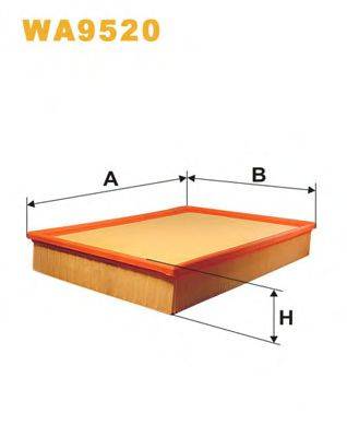 WIX FILTERS WA9520 Повітряний фільтр