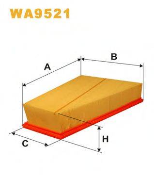 WIX FILTERS WA9521 Повітряний фільтр