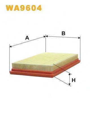 WIX FILTERS WA9604 Повітряний фільтр