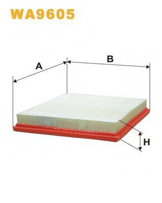 WIX FILTERS WA9605 Повітряний фільтр