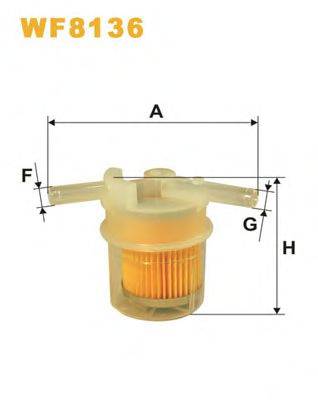 WIX FILTERS WF8136 Паливний фільтр