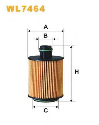 WIX FILTERS WL7464 Масляний фільтр