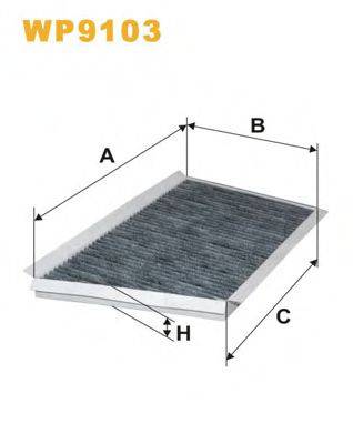 WIX FILTERS WP9103 Фільтр, повітря у внутрішньому просторі