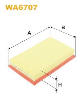 WIX FILTERS WA6707 Повітряний фільтр