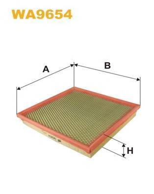 WIX FILTERS WA9654 Повітряний фільтр