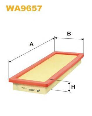 WIX FILTERS WA9657 Повітряний фільтр