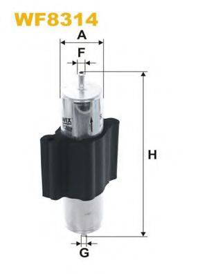 WIX FILTERS WF8314 Паливний фільтр