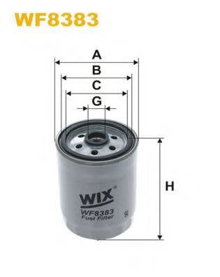 WIX FILTERS WF8383 Паливний фільтр