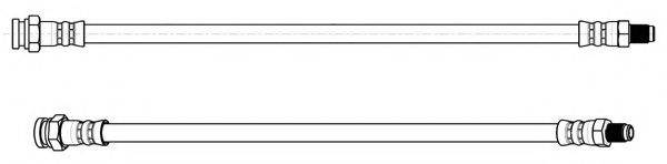 CEF 510027 Гальмівний шланг