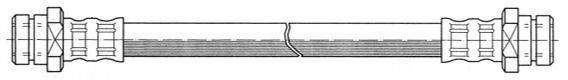 CEF 510666 Гальмівний шланг