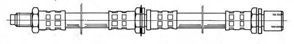 CEF 510864 Гальмівний шланг