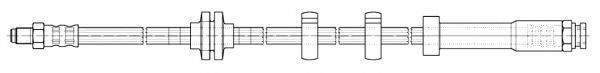 CEF 511658 Гальмівний шланг