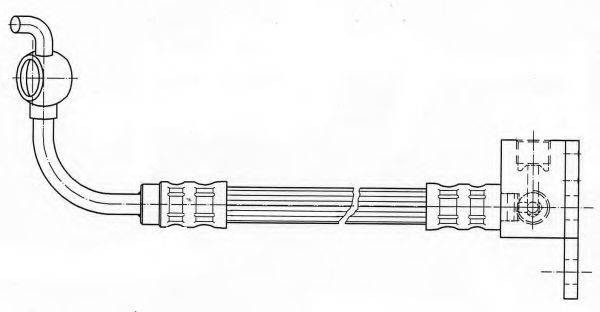 CEF 511838 Гальмівний шланг