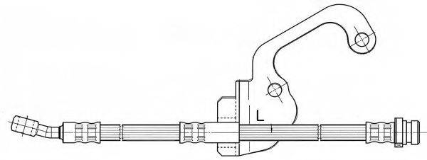 CEF 512297 Гальмівний шланг