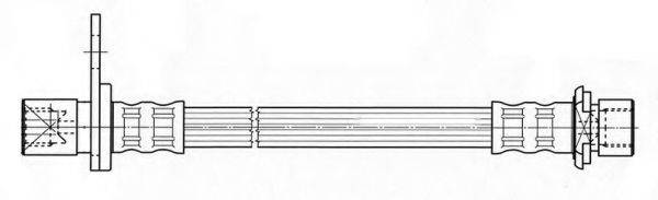 CEF 512381 Гальмівний шланг