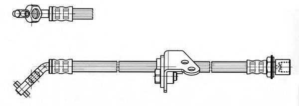 CEF 512470 Гальмівний шланг