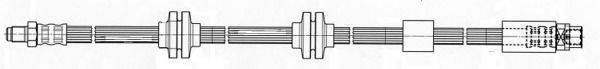 CEF 512490 Гальмівний шланг