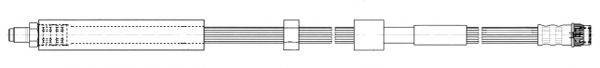 CEF 512509 Гальмівний шланг