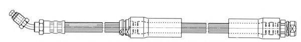 CEF 512533 Гальмівний шланг